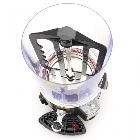 Dispenser ciocolata calda 10 litri negru cu incalzire bain marie [5]