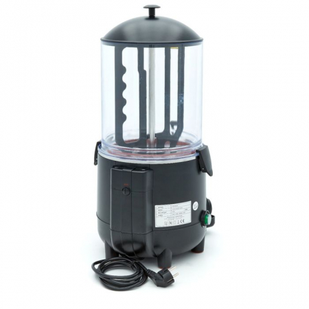 Dispenser ciocolata calda 10 litri negru cu incalzire bain marie [6]