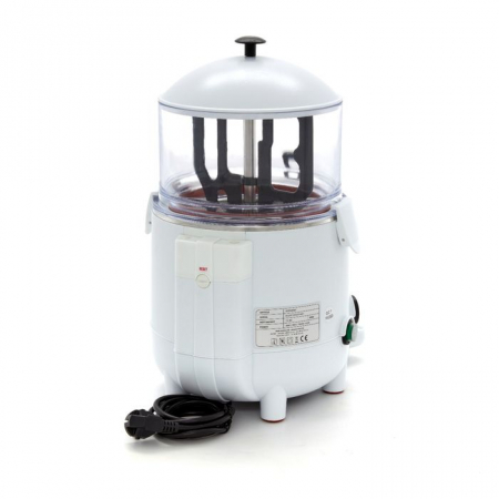 Dispenser ciocolata calda 5 litri alb compact cu temperatura reglabila [6]