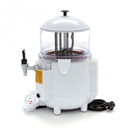 Dispenser ciocolata calda 5 litri alb compact cu temperatura reglabila [7]