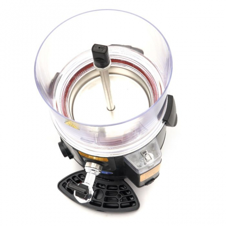 Dispenser ciocolata calda 5 litri negru de masa cu robinet detasabil [4]