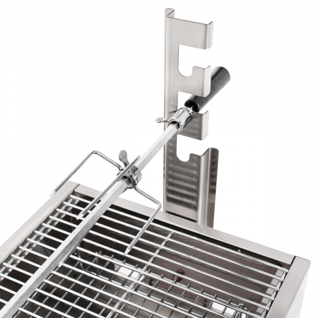 Protap rotisor cu tava si gratar din inox pentru pui, 230V, SGB-8RW [3]