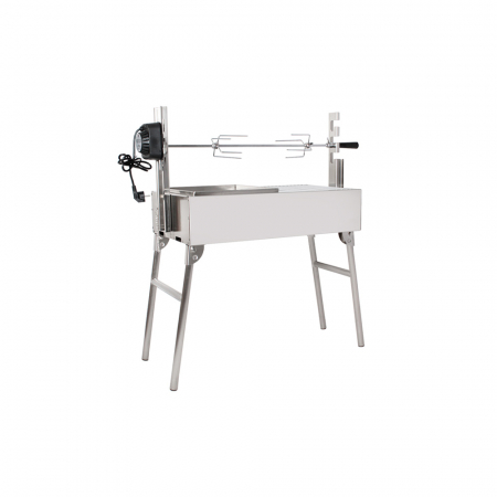 Echipamente Fast-food - Protap rotisor cu tava si gratar din inox pentru pui, 230V, SGB-8RW