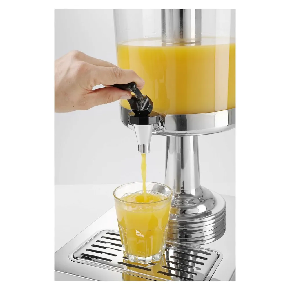 Dispenser suc 8 litri, suport inox, racire cu cuburi gheata [4]
