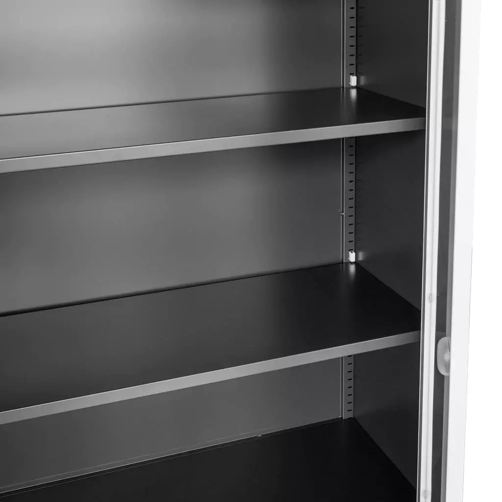 Dulap arhive cu sertare, grafit/gri, 90x40x185cm [6]
