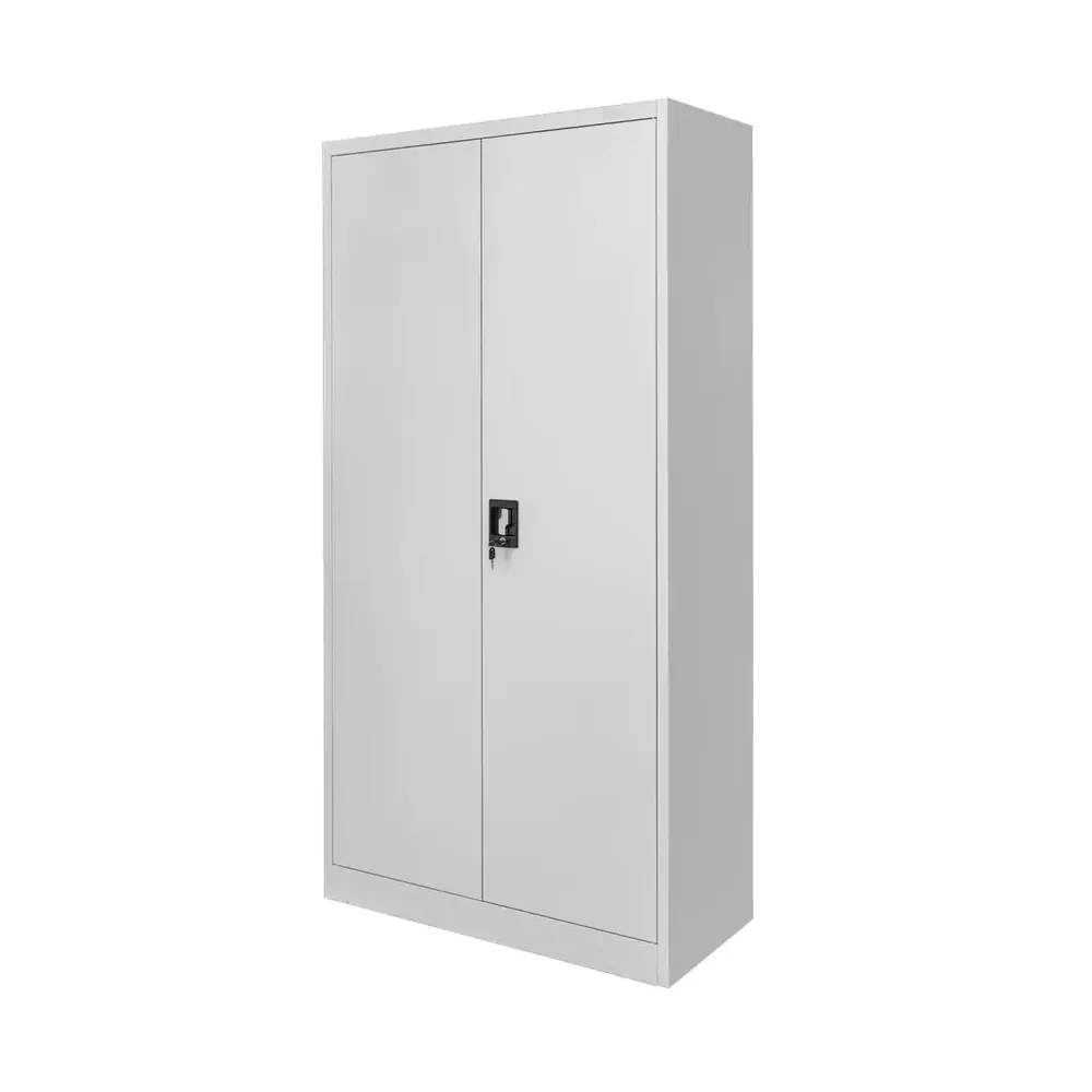 Dulapuri metalice pentru documente - Dulap birou, gri, 90x40x185cm