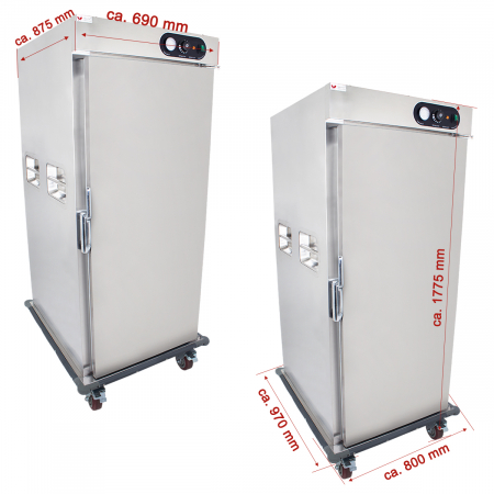 Dulap cald inox 11 grilaje BWHS-11 [4]