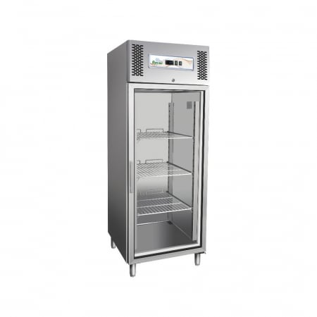 Echipamente Frigorifice - Dulap congelare inox cu usa din sticla, GN2/1, 650 litri, -18 -22°C