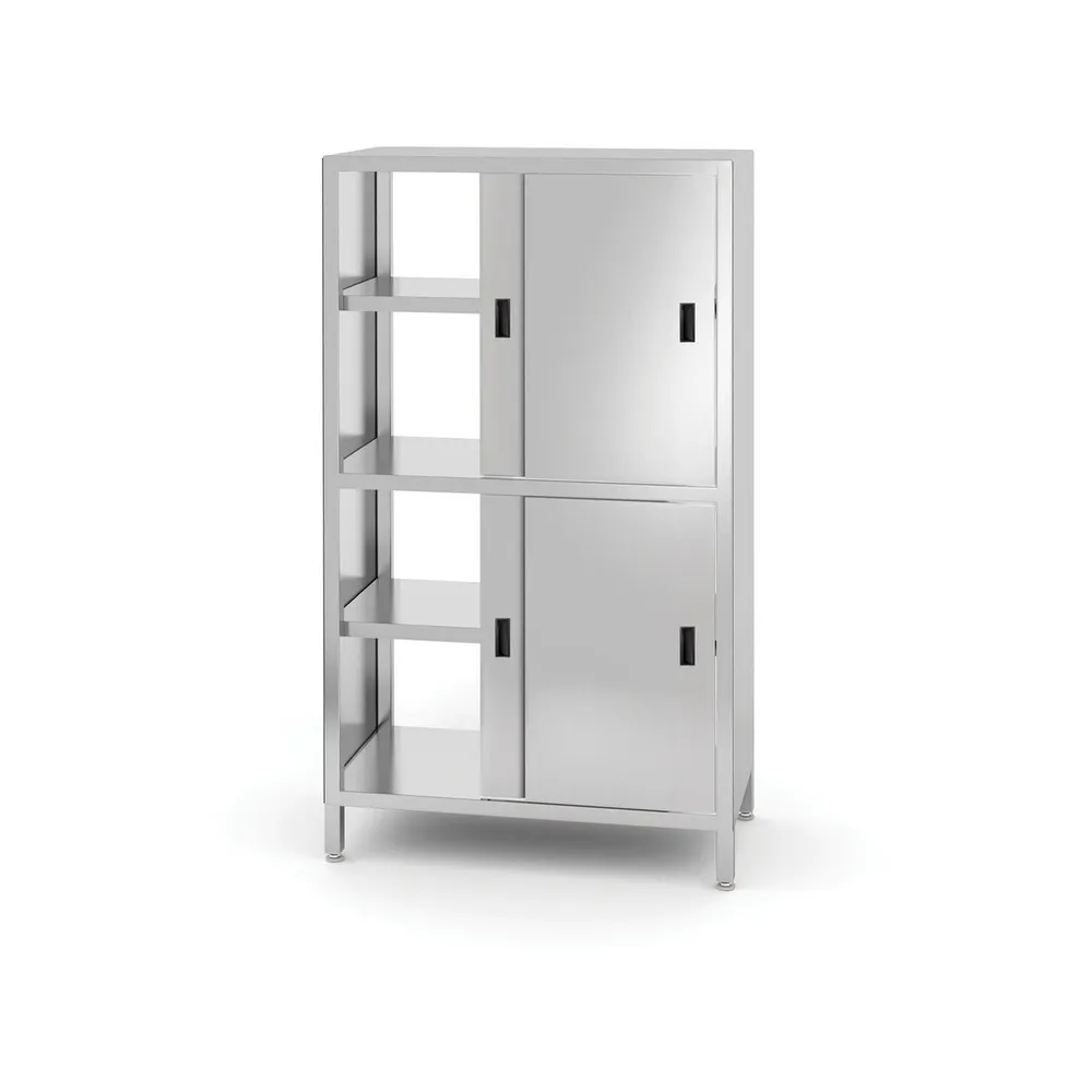 Dulapuri verticale inox - Dulap de trecere Kitchen Line, inox, 1000x600x1800mm