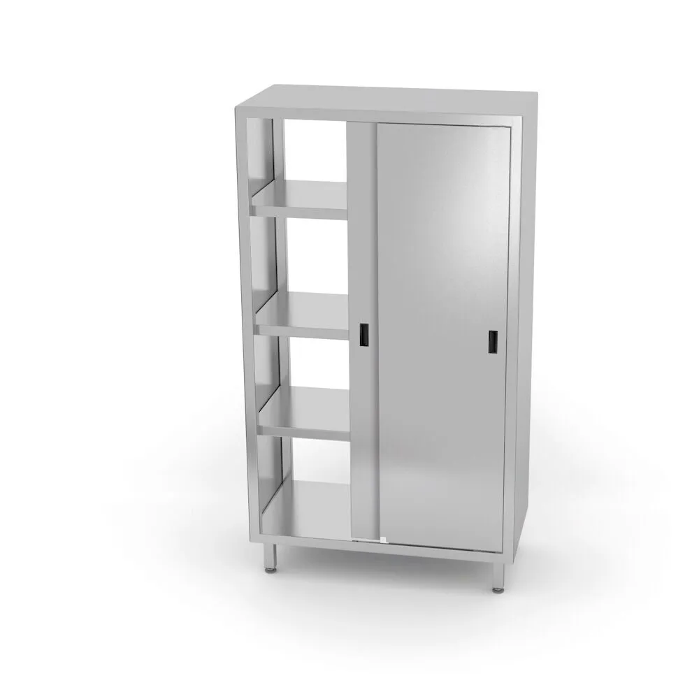 Dulapuri verticale inox - Dulap depozitare inox Kitchen Line, 800x700x1800mm
