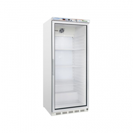 Dulapuri frigorifice semiprofesionale - Dulap frigorific alb cu usa din sticla semiprofesional, 350 litri, +2+8°C