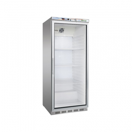 Echipamente Frigorifice - Dulap frigorific inox cu usa din sticla, 340 litri, +2+8°C