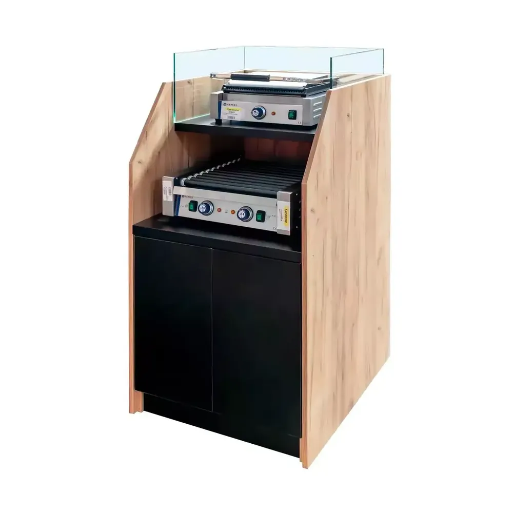 Zone BISTRO - Dulap pentru aparat hot-dog 143cm, stejar kraft