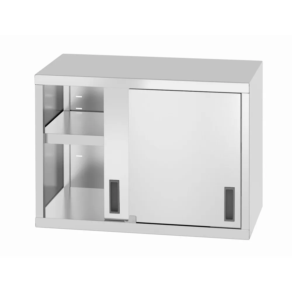 Dulapuri de perete inox - Dulap suspendat inox cu usi glisante, 1000x300x600mm