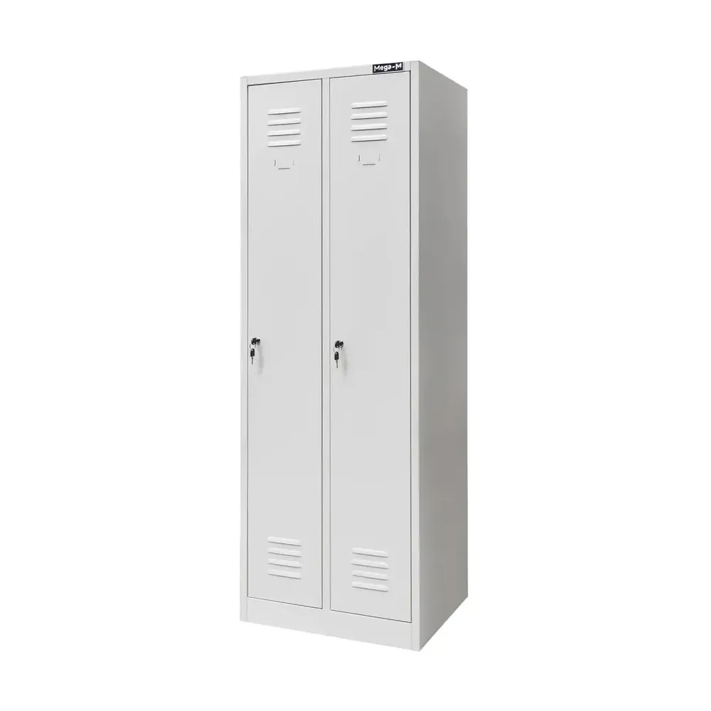 Dotari comerciale - Dulap vestiar 2 usi, gri, 60x50x180cm