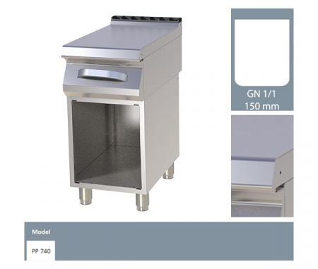 Element neutru GN 1/1 cu suport, linia 700, PP740 [1]