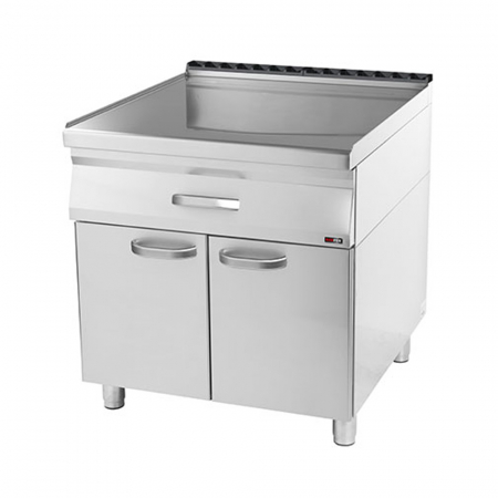Module neutre Linia 900 - Element neutru GN 2/1suport si usi, 800x900x900 mm, PP90/80D