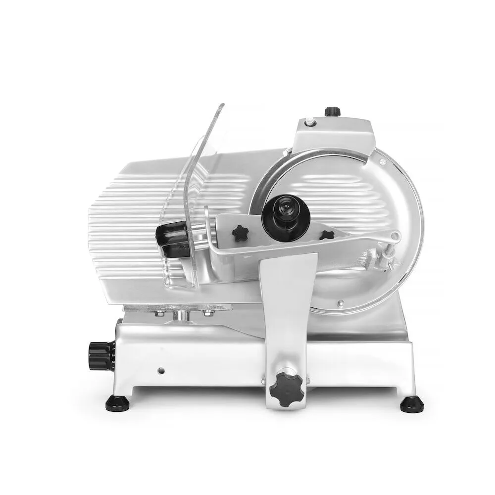 Feliatoare mezeluri profesionale - Feliator 250, aluminiu, lama inox, 220W, 620x425x370mm