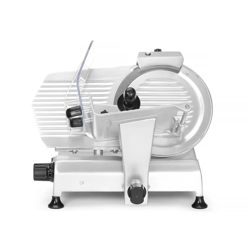 Feliatoare mezeluri profesionale - Feliator 300, aluminiu, lama inox, 250W, 650x485x440mm