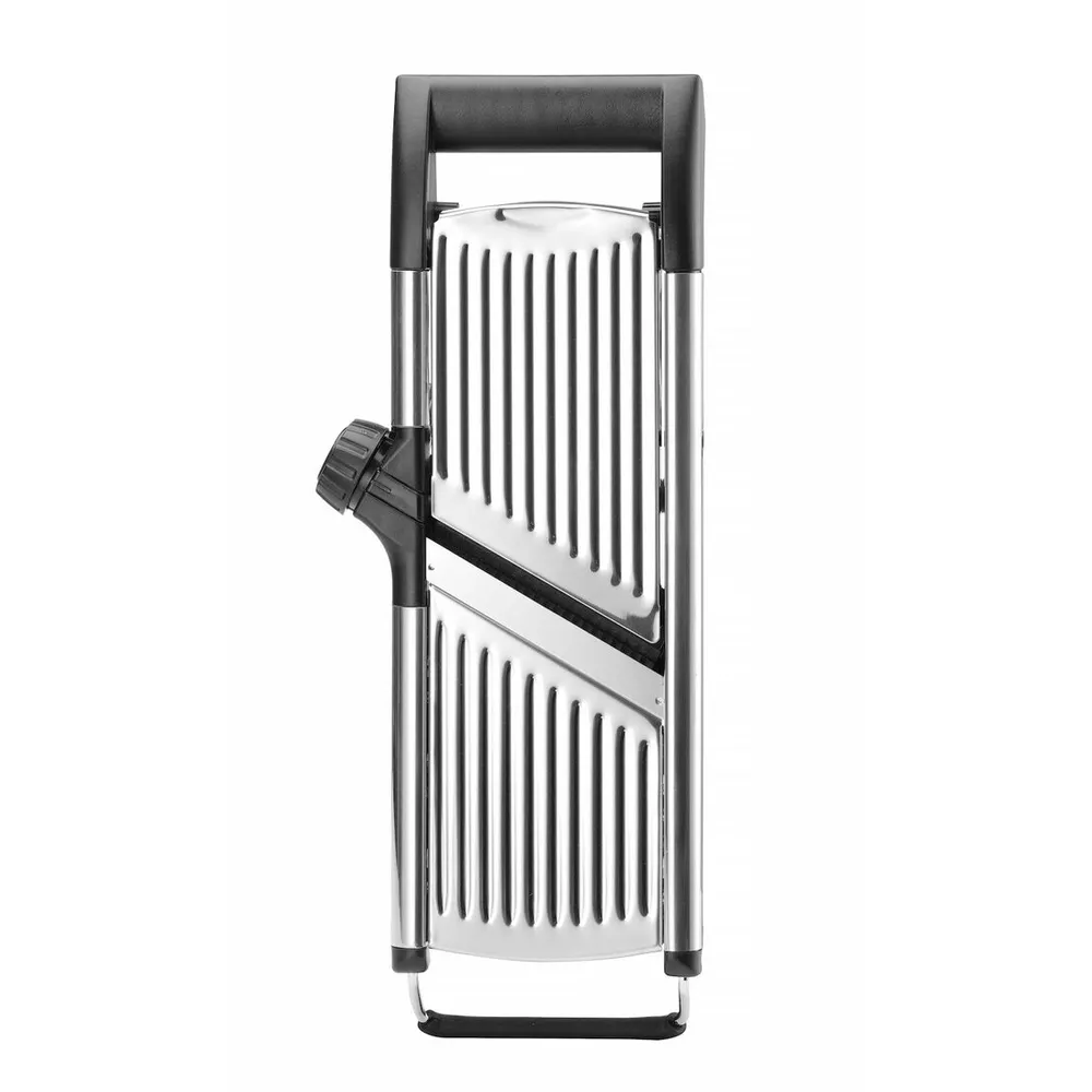 Tocatoare bucatarie - Feliator legume Mandoline, 41.8 cm, 3 lame, reglare grosime