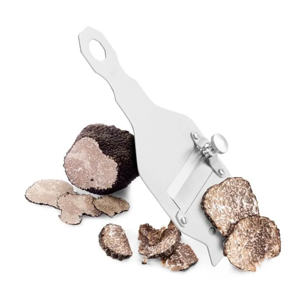 Ustensile bucatarie - Feliator manual trufe, 220x85 mm, lama inox, reglaj