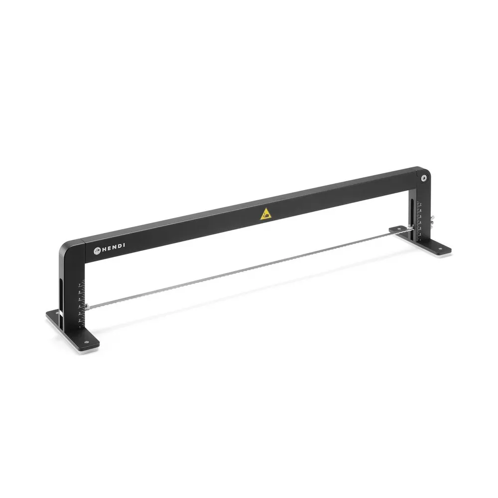 Accesorii patiserie-cofetarie - Feliator pandispan, inox, lama 547mm, grosime reglabila