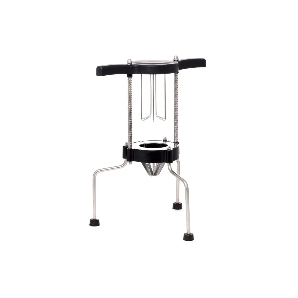 Robot profesional taiat legume - Feliator profesional pentru rosii, 6 lame zimtate, inox