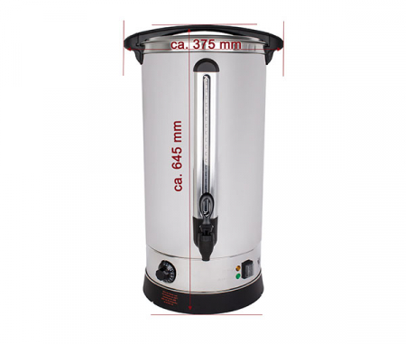 Fierbator inox profesional de 30 litri pentru apa, vin fiert, ceai BGWK30 [2]
