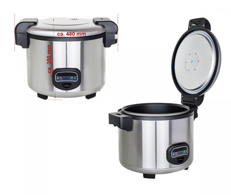 Fierbator orez profesional din inox, 11 litri BRK-5 [2]