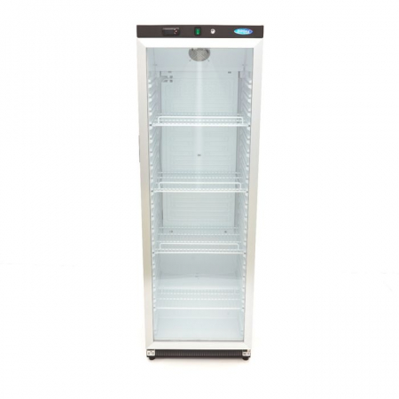 Frigider 400 litri negru cu usa din sticla si 4 rafturi reglabile [5]