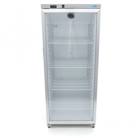 Frigider 600 litri inox cu geam si 3 rafturi gn 2/1 reglabile [5]