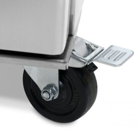 Frigider inox 1400 litri cu 6 rafturi GN si roti pentru mobilitate [1]