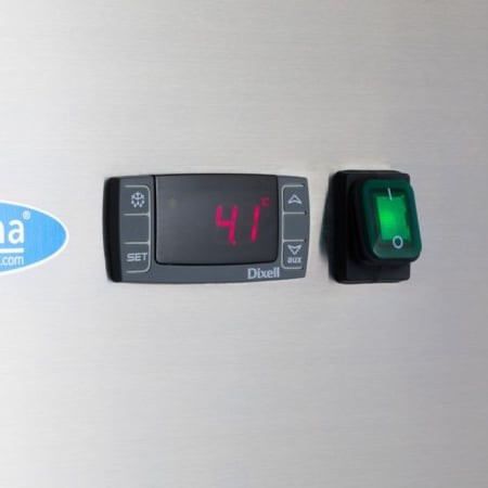 Frigider inox 1400 litri cu 6 rafturi GN si roti pentru mobilitate [7]