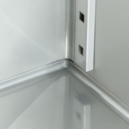 Frigider inox 800 litri cu 6 rafturi reglabile si sistem pe roti [3]