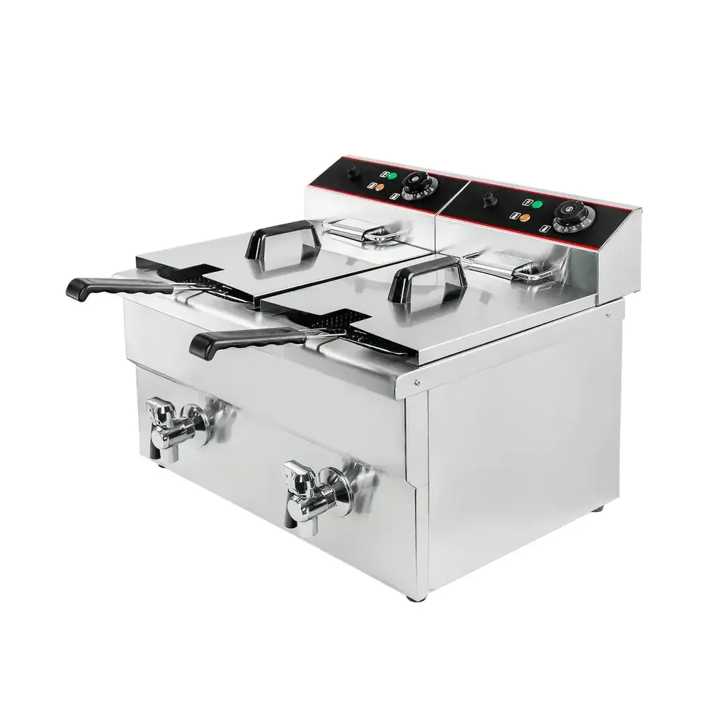 Echipamente Fast-food - Friteuza dubla 2x12L, 2x3.25kW