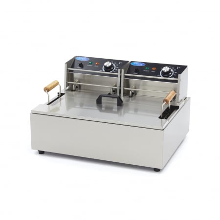 Echipamente Fast-food - Friteuza electrica 15L, 2x3000W, 230V