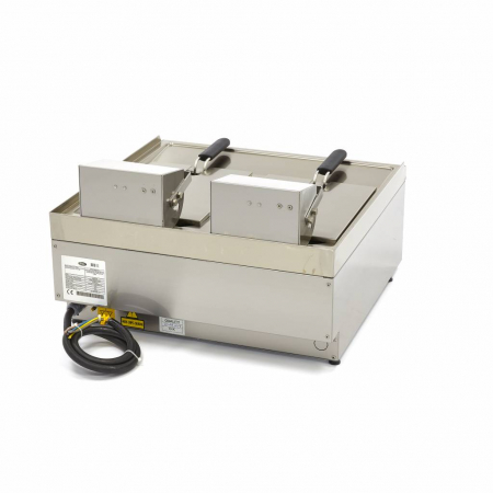 Friteuza electrica 2x10L, 6 kW, 400V [2]