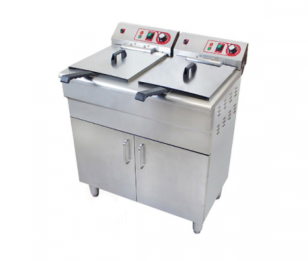 Echipamente Fast-food - Friteuza electrica 2x11 litri cu suport BSF-320P