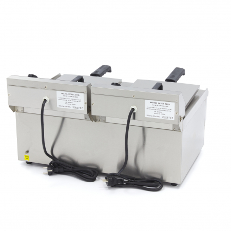 Friteuza electrica cu robinet 2x13L, 2x3000W, 230V [4]