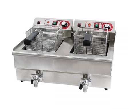 Friteuza electrica 8,5+8,5 litri trifazica BWF-132 [1]