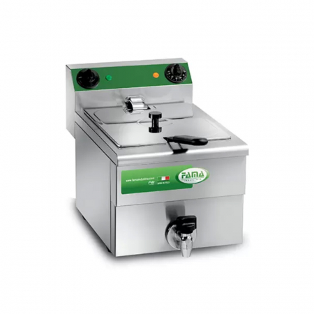 Echipamente Fast-food - Friteuza electrica 10 litri cu robinet, 3,5 kW, 230V