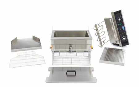 Friteuza electrica cu robinet 30L, 6000W, 400V [5]