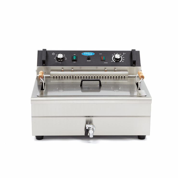 Friteuza electrica cu robinet 8L, 3250W, 230V [3]