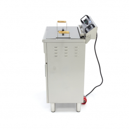 Friteuza electrica cu suport tip dulap si robinet 30L, 4800W, 400V [2]