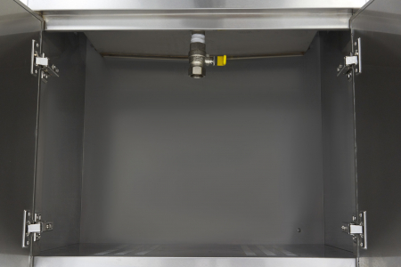 Friteuza electrica cu suport tip dulap si robinet 30L, 4800W, 400V [6]