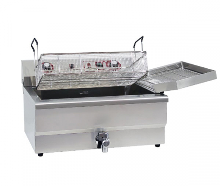 Friteuza electrica profesional 14 litri cu robinet trifazic BWF-200P [1]