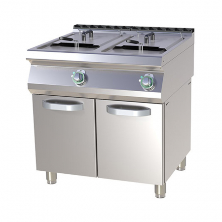 Bucatarie calda - Friteuza electrica profesionala 2x17 litri cu suport, 27 kW, 400V, linia 700, FE780-17E