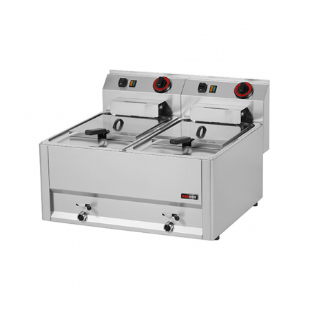 Linia 600 - Friteuza electrica profesionala 2x8 litri 400V, linia 600, FE60ELT