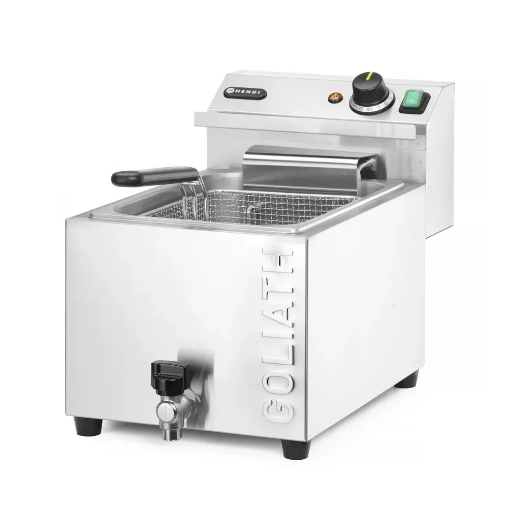 Friteuza Goliath 10L, 10kW, cu scurgere, pentru uz intens [3]