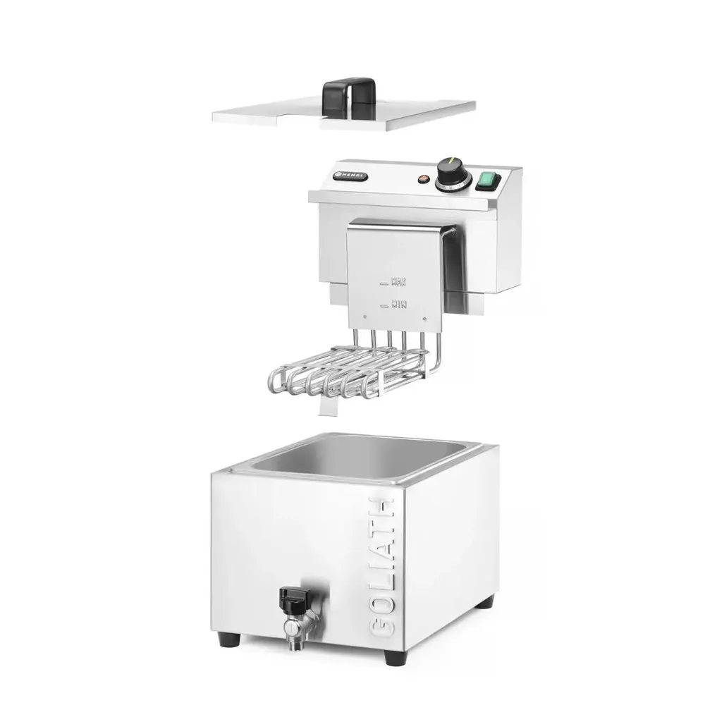 Friteuza Goliath 10L, 10kW, cu scurgere, pentru uz intens [4]